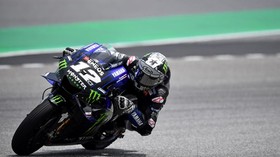 Hasil Tes MotoGP Qatar: Vinales Tercepat, Rossi Kecelakaan