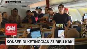 VIDEO: Konser di Ketinggian 37 Ribu Kaki