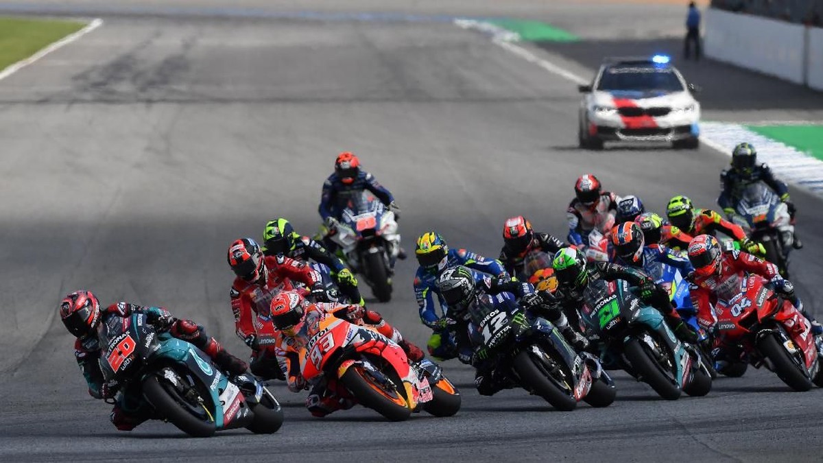 FOTO: Marquez Rayakan Gelar Juara Dunia MotoGP 2019