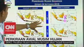 VIDEO: BMKG Sebut Perkiraan Awal Musim Hujan Bulan November