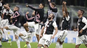 FOTO: Menang atas Inter, Juventus ke Puncak Klasemen