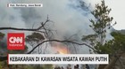 VIDEO: Kebakaran di Kawasan Wisata Kawah Putih