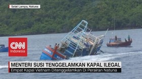 VIDEO: Menteri Susi Tenggelamkan Kapal Ilegal