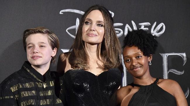 Angelina Jolie Bangga Boyong Anak Ke Premier Maleficent 2