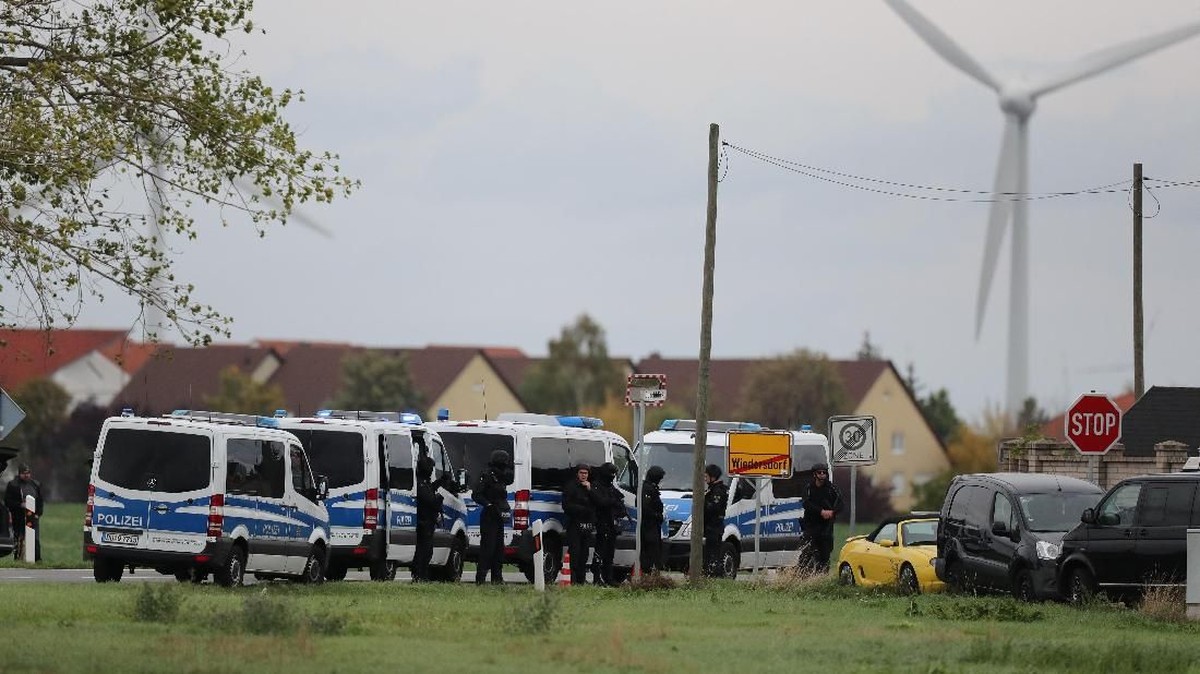 FOTO: Penembakan Maut di Jerman Saat Peringatan Yom Kippur