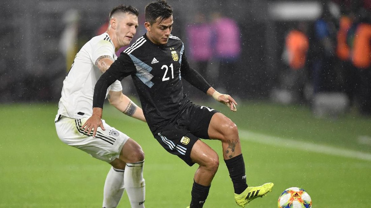 FOTO: Duel Jerman vs Argentina Berakhir Tanpa Pemenang