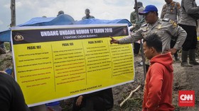 Polisi Jaga Lokasi Perburuan Harta Karun Sriwijaya