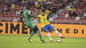 Brasil vs Senegal Berakhir Sama Kuat di Singapura
