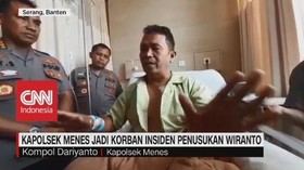 VIDEO: Kapolsek Menes Jadi Korban Insiden Penusukan Wiranto