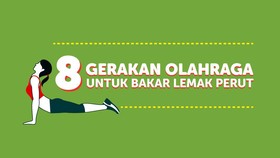 INFOGRAFIS: 8 Gerakan Olahraga untuk Kecilkan Lingkar Perut