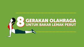 INFOGRAFIS: 8 Gerakan Olahraga untuk Kecilkan Lingkar Perut