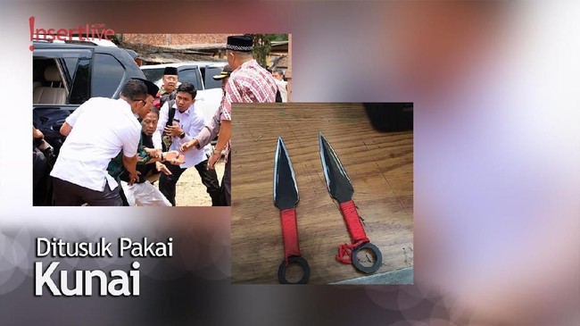 Barang Bukti Pelaku Penusukan Wiranto di Pandeglang, Banten