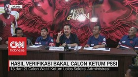 VIDEO: Hasil Verifikasi Bakal Calon Ketum PSSI