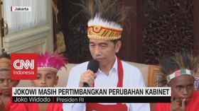 VIDEO: Jokowi Masih Pertimbangkan Perubahan Kabinet