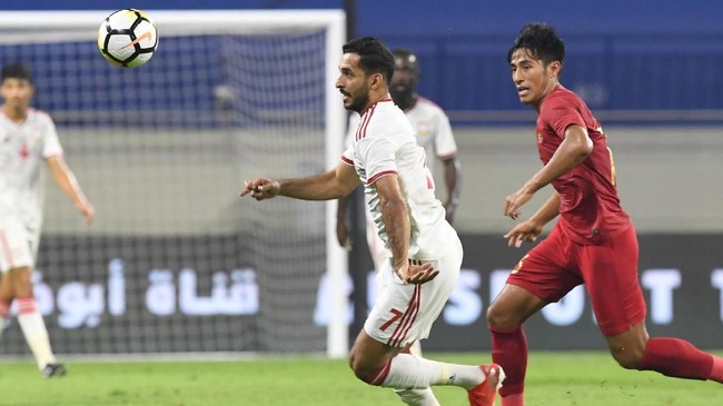 Pertandingan Timnas Indonesia vs UEA di laga Kualifikasi Piala Dunia 2022 berpotensi menjadi ajang ketajaman Ali Mabkhout.