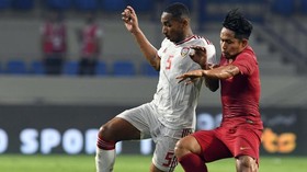 FOTO: Timnas Indonesia Dibantai Uni Emirat Arab