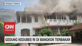 VIDEO: Gedung Kedubes RI di Bangkok Terbakar