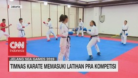 VIDEO: Timnas Karate Memasuki Latihan Pra Kompetisi