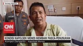 VIDEO: Kondisi Kapolsek Menes Membaik Pasca Penusukan