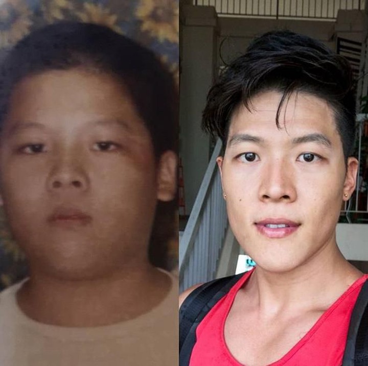 <p>Walter Tay saat kecil dan kini. Beda banget ya, Bun. (Foto: Instagram/ @walkthewalter)</p>
