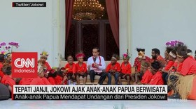 VIDEO: Jokowi Ajak Anak-Anak Papua Berwisata ke Ancol