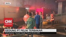 VIDEO: Kebakaran Landa Area Parkir Gedung Pelni