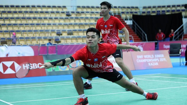 FOTO: Tiga Ganda Junior Indonesia ke Final Kejuaraan Dunia