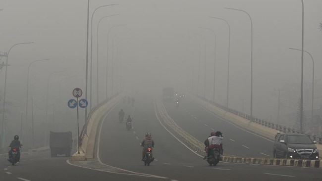 BMKG mencatat peningkatan hotspot dalam sepekan terakhir ada di Sumsel, Kalteng, Jambi, dan Kaltim. Sementara di Riau, Kalsel, dan Kalbar cenderung menurun.