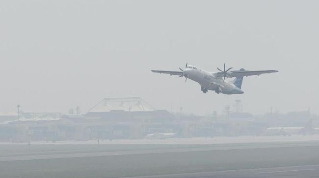 Kabut Asap Ekstrem di Palembang, 28 Penerbangan Terganggu