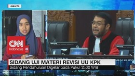 VIDEO: Sidang Perdana Uji Materi Revisi UU KPK