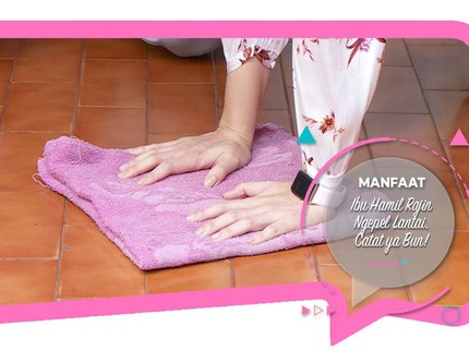 Manfaat Ibu Hamil Rajin Ngepel Lantai, Catat ya Bun!
