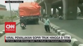 VIDEO: Viral Pemalakan Sopir Truk Hingga 8 Titik