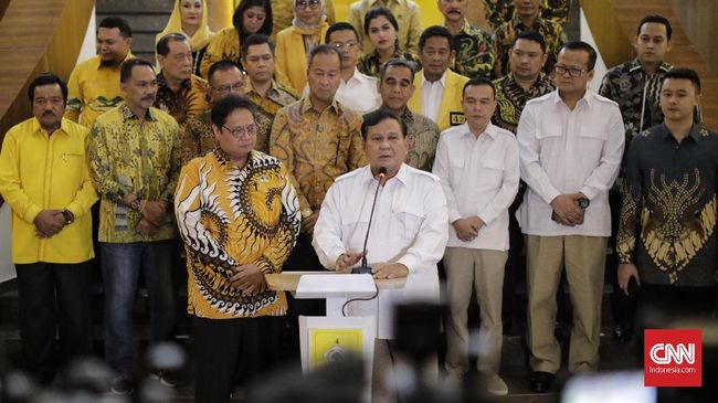 Golkar Party Pushes for Airlangga Hartarto as Prabowo’s Running Mate in 2024 Election