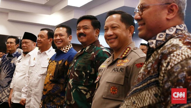 MPR telah menjalin koordinasi dengan jajaran TNI, Polri, dan BIN untuk menyiapkan antisipasi dan penanganan aksi menjelang pelantikan presiden 20 Oktober 2019.