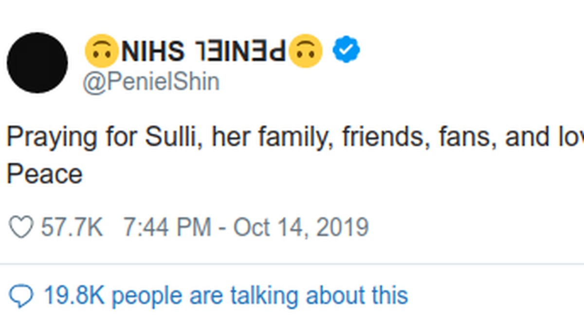 Choi Sulli ditemukan tak bernyawa pada Kamis&comma; &lpar;14&sol;10&rpar;&period; Ini ungkapan para seleb atas kepergiannya&period; 