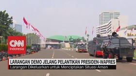 VIDEO: Larangan Demo Jelang Pelantikan Presiden dan Wapres
