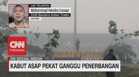 VIDEO: Kabut Asap Pekat Ganggu Penerbangan