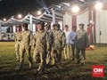 Tutup Rakornas, Prabowo Didampingi Sandi Pakai Seragam Loreng