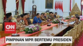 VIDEO: Bicarakan Pelantikan, Pimpinan MPR Bertemu Presiden