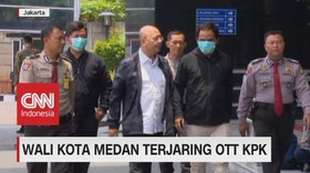 VIDEO: Wali Kota Medan Penerima Penghargaan Jokowi Kena OTT