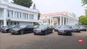 VIDEO: Mobil Premium untuk Tamu Negara di Pelantikan Presiden