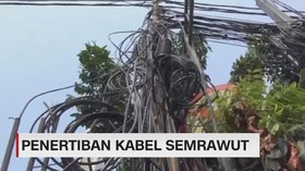 VIDEO: Penertiban Kabel Semrawut