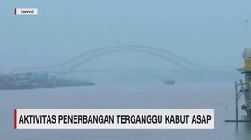 VIDEO: Aktivitas Penerbangan Terganggu Kabut Asap
