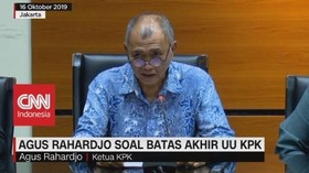 VIDEO: Agus Rahardjo Tanggapi Batas Akhir UU KPK