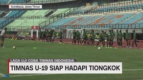 VIDEO: Timnas U-19 Siap Hadapi Tiongkok