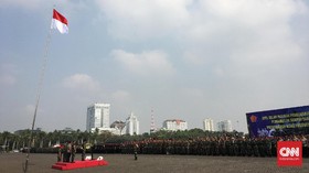 TNI-Polri Gelar Pasukan Pengamanan Pelantikan Jokowi-Ma'ruf
