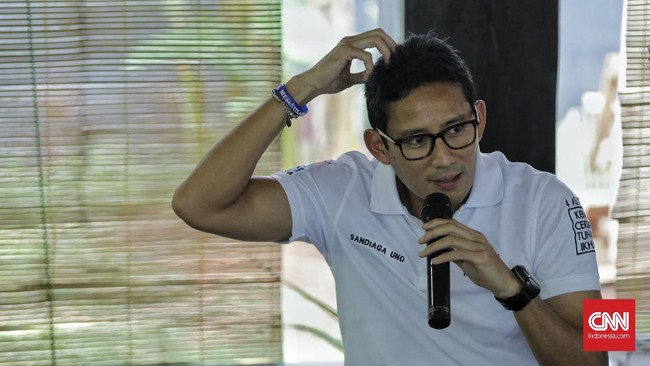 Sandiaga Uno minta OJK untuk refleksi atas kasus Jiwasraya yang terjebak investasi goreng-gorengan saham.