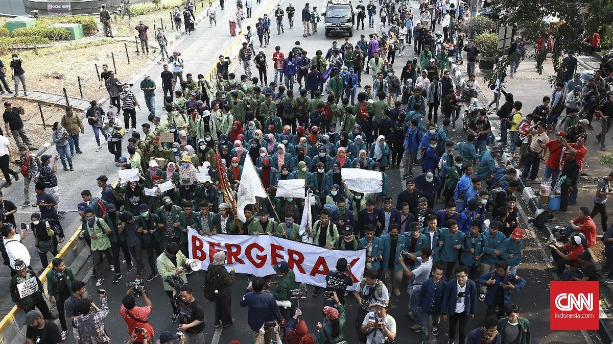 FOTO: Demo Mahasiswa Tuntut Perppu KPK