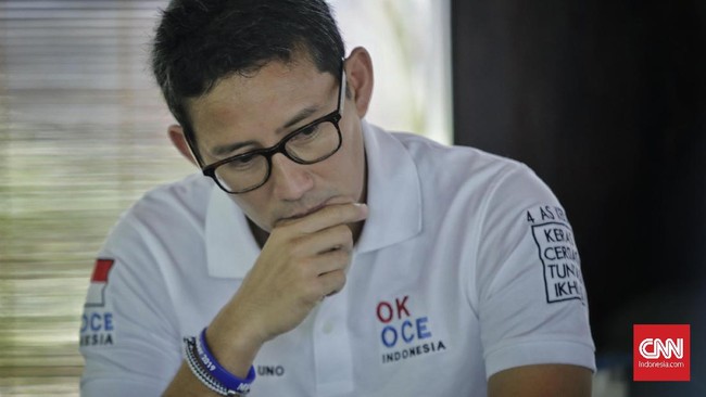Nasib Sandiaga di Pilpres 2024 saat ini bergantung Partai Gerindra, partai yang belum menjamin apakah Prabowo akan maju kembali di pilpres nanti.
