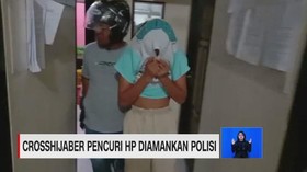 VIDEO: Cross Hijabers Curi HP Diamankan Polisi